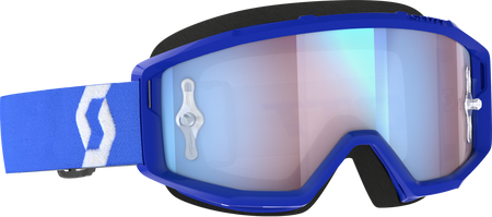 Primal Goggle Blue/White Blue Chrome Works