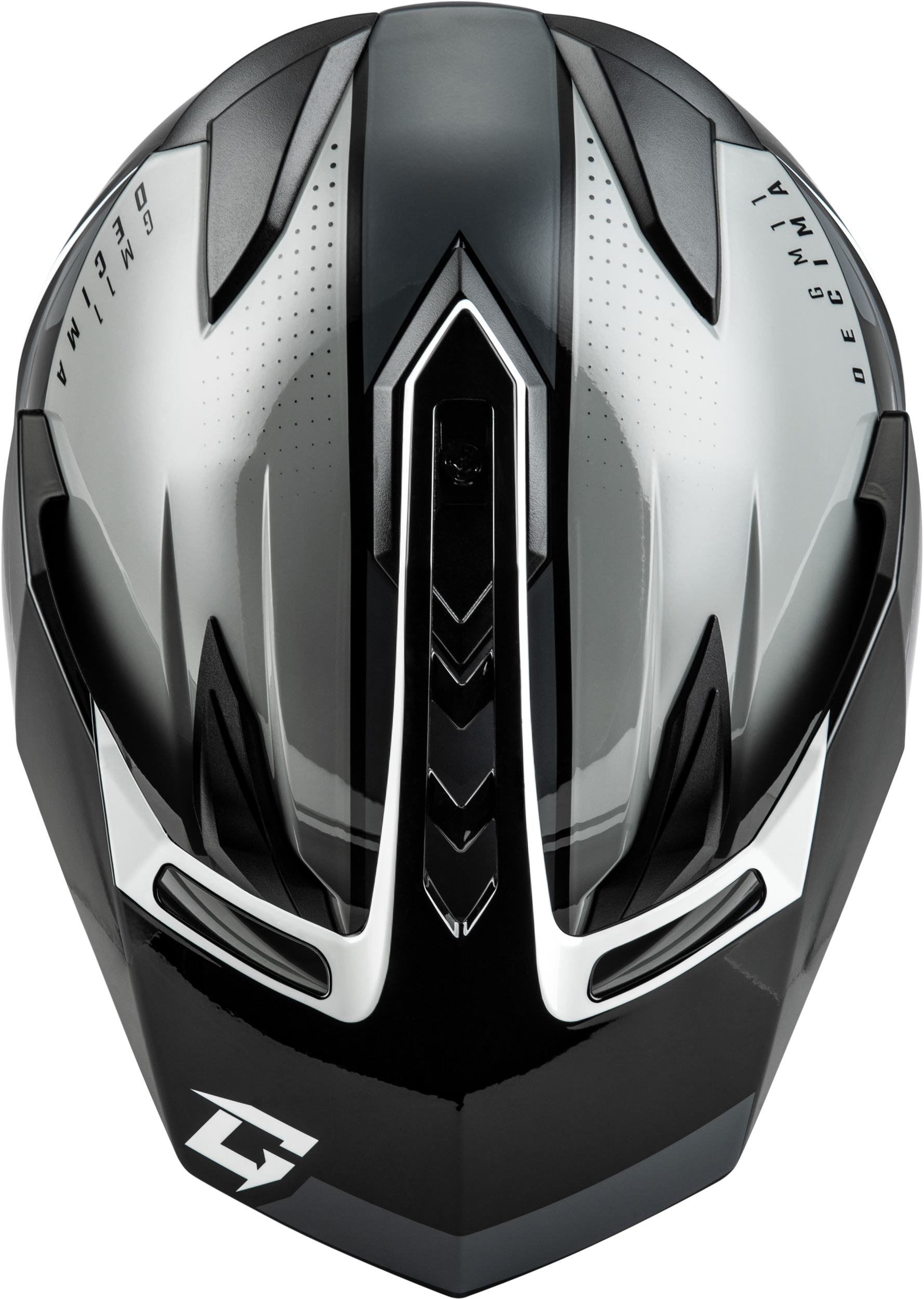 Gm 11 Decima Helmet Black/Grey/White Xl