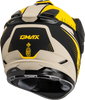Gm 11 Decima Helmet Matte Black/Yellow/Grey 2x
