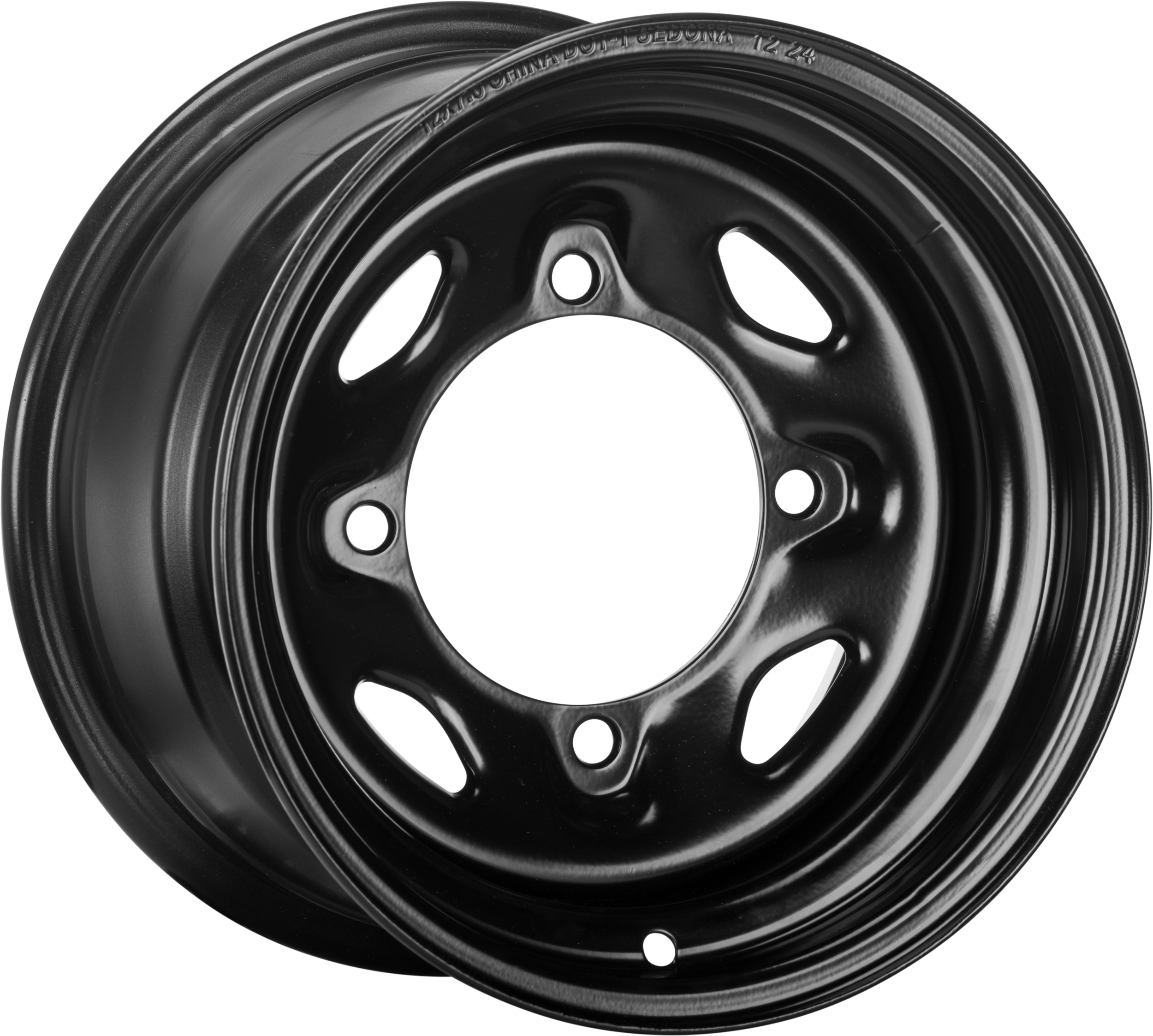 Sedona Steel 12x7 4/156 4+3 Blk 14mm