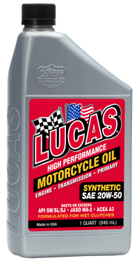 LUCAS Synthetic High Performance Oil 20W-50 - Part Number 10702