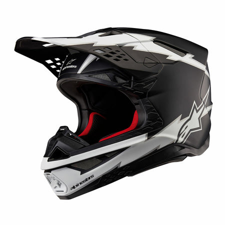 Supertech S M10 Ampress Helmet Black/White Matt Xs