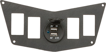 Dash 4 Switch Plate W/Usb