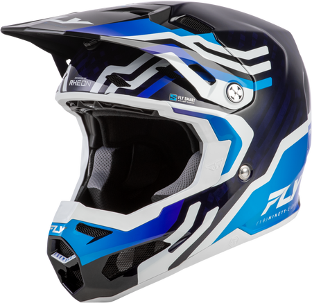 Formula S Carbon Byte Helmet Blue Carbon/Blue/White Xl