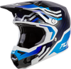 Formula S Carbon Byte Helmet Blue Carbon/Blue/White Md