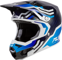 Formula S Carbon Byte Helmet Blue Carbon/Blue/White Lg
