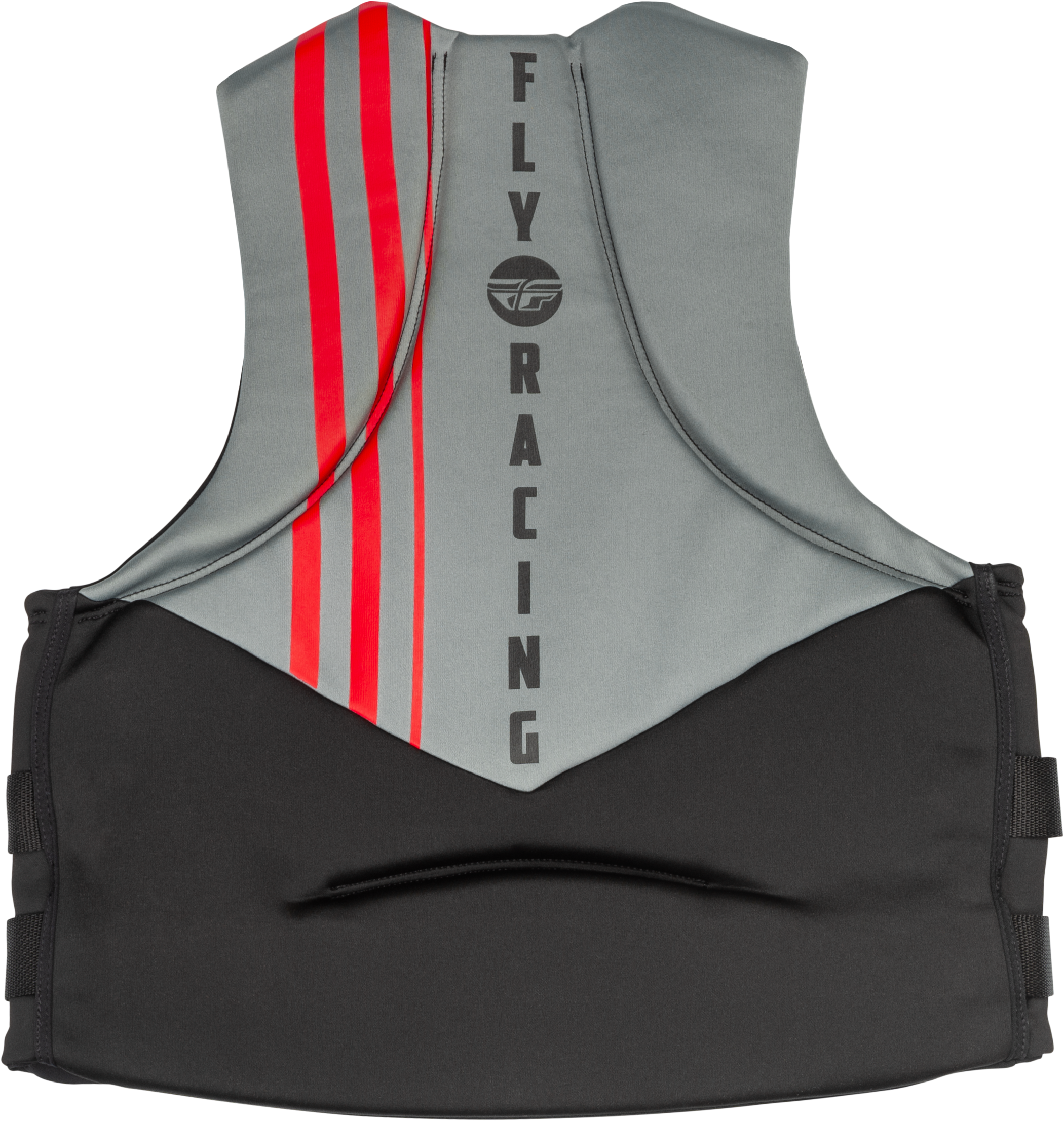 Neoprene Flotation Vest Black/Grey/Red Md