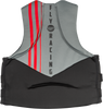 Neoprene Flotation Vest Black/Grey/Red Sm