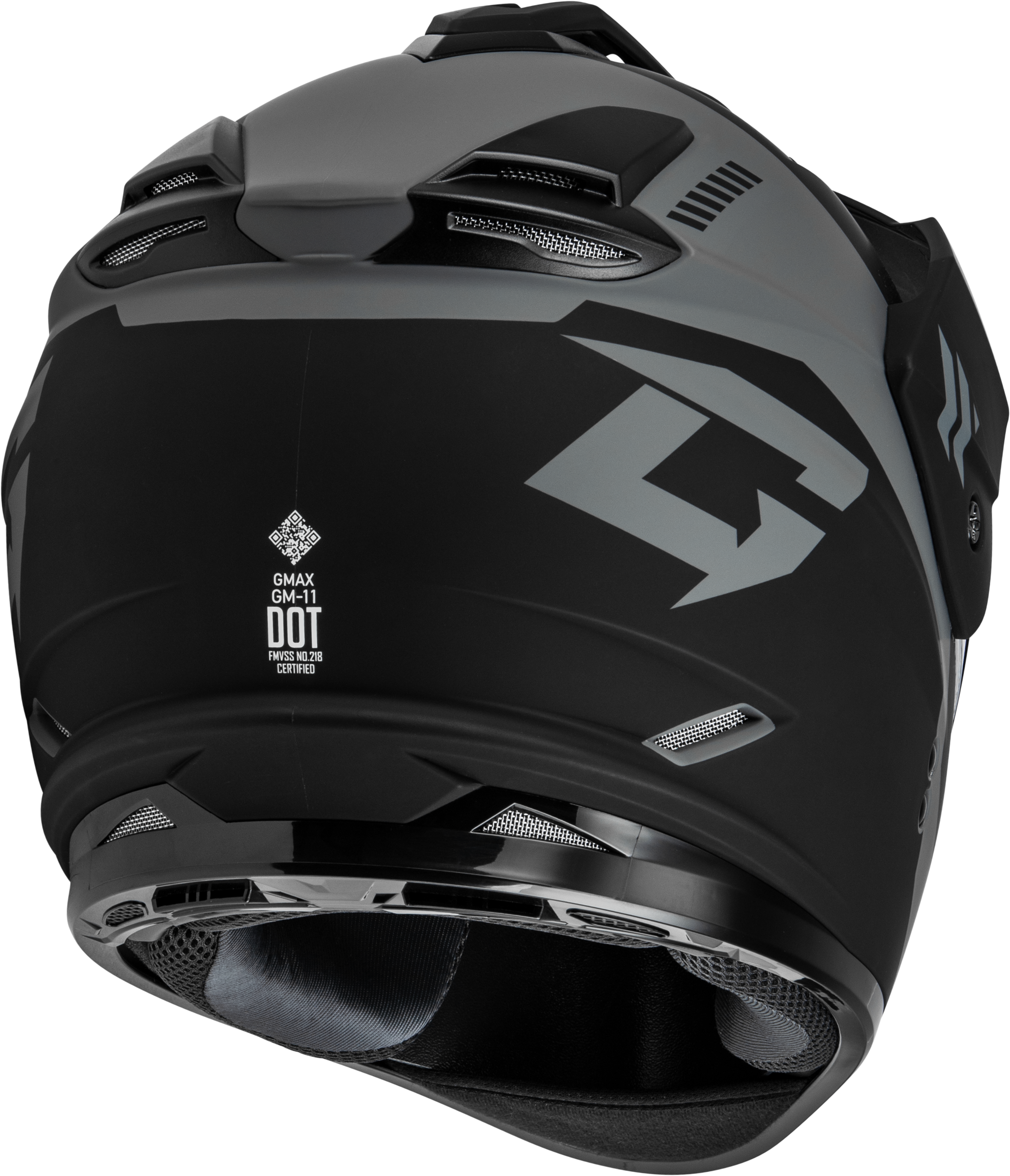 Gm 11 Ronin Helmet Matte Black/Silver Sm