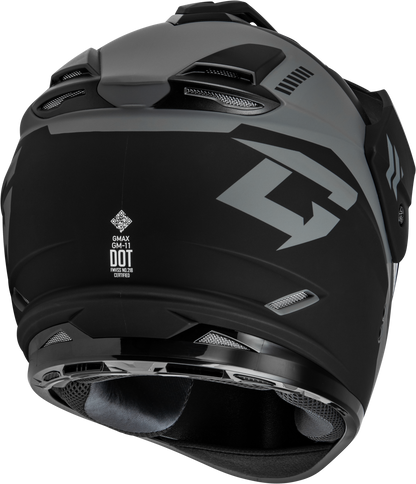 Gm 11 Ronin Helmet Matte Black/Silver Lg