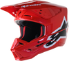 S M5 Corp Helmet Bright Red Glossy 2x