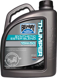 BEL-RAY Thumper Synthetic Ester Blend 4T Engine Oil 15W-50 - 4L