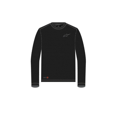 Inclinate Ls Mesh Tee Black Sm