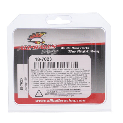 Brake Pad Pin Kit