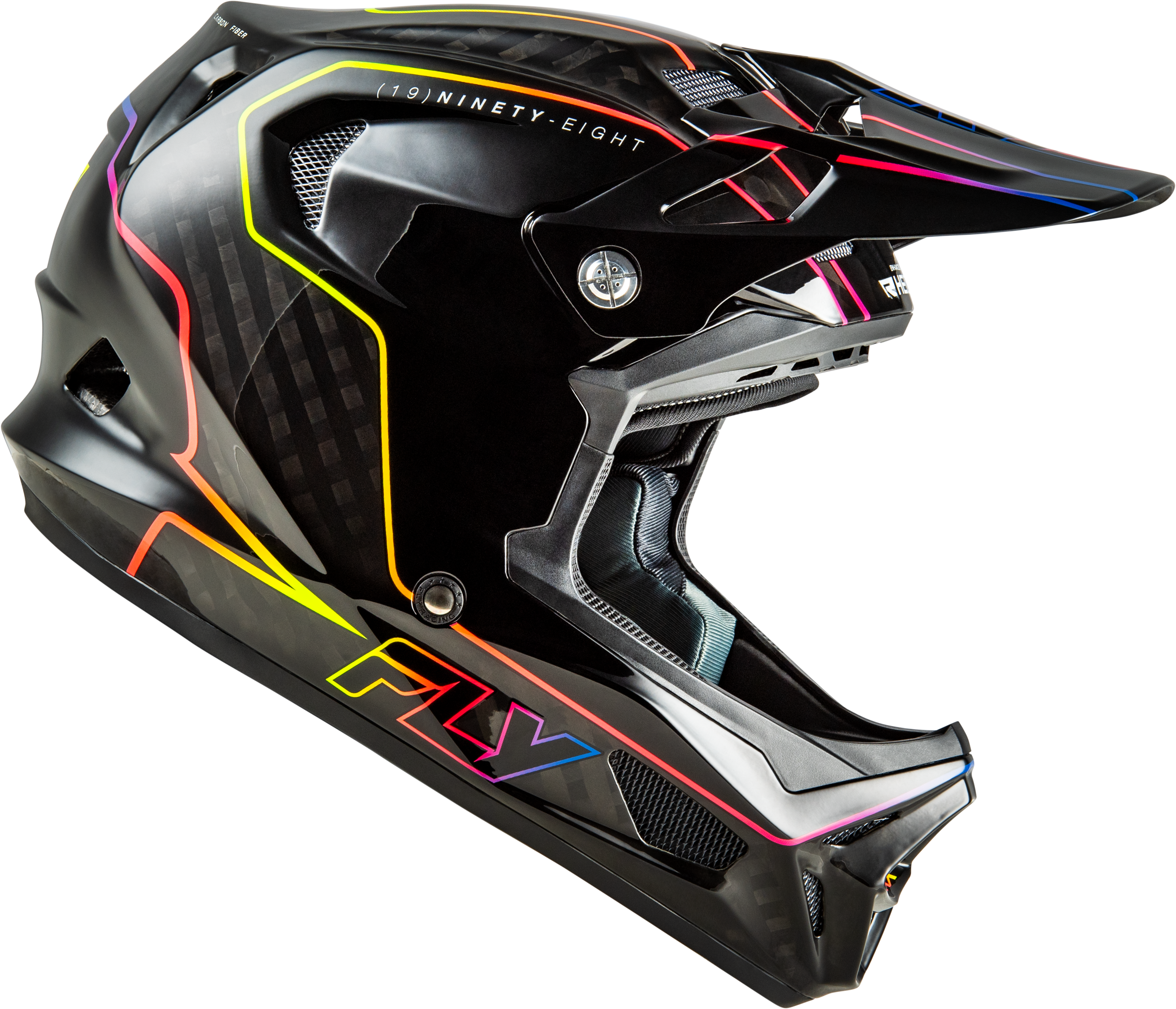 Yth Werx R Flow Carbon Hlmt Black Carbon/Black/Multi Yl