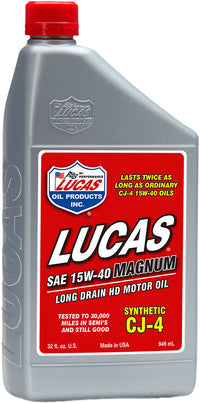 LUCAS Synthetic High Performance Oil 15W40 - 1 Quart