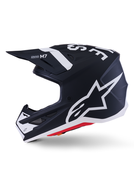Sm7 Dasher Helmet Blk/Wht Matt Xs