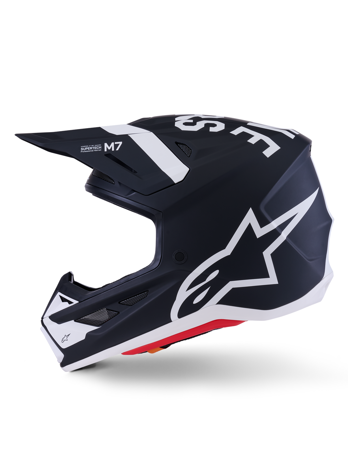 Sm7 Dasher Helmet Blk/Wht Matt Lg