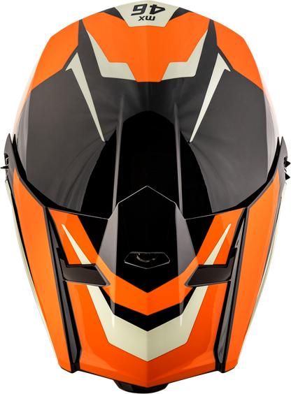 Mx 46 Cyclus Hemet Black/Orange Sm