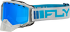 Zone Snow Goggle Silver/Blue W/ Sky Blue Mirror/Blue Lens