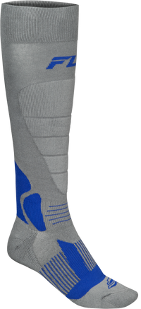 Snow Heavyweight Wool Sock Grey/Blue Lg/Xl