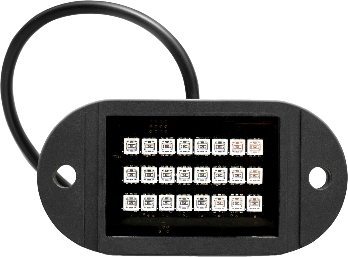 X4 Rock Lights + Contoller X4 24 Led Rock + Controller