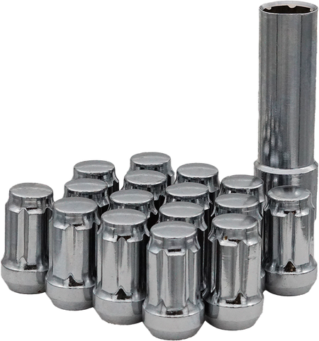 16/Pk 12mmx1.25 Tapered Lug Nuts 60  17mm Head