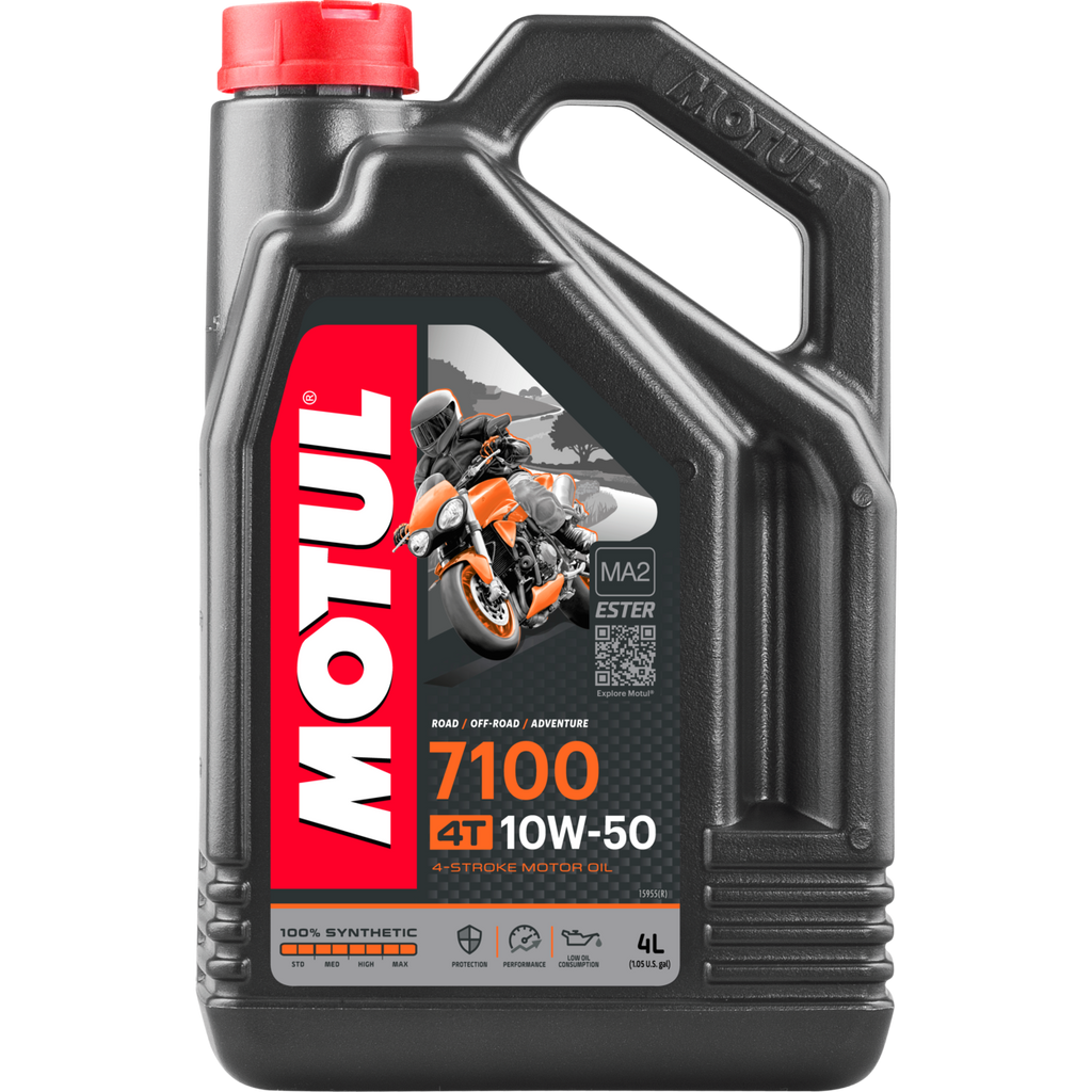 7100 Full Syn Oil 10w50 4t 4l (4/Case  Sold Ea)