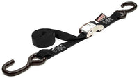 Tie Down Cam S Hook 1"X144" Black Each