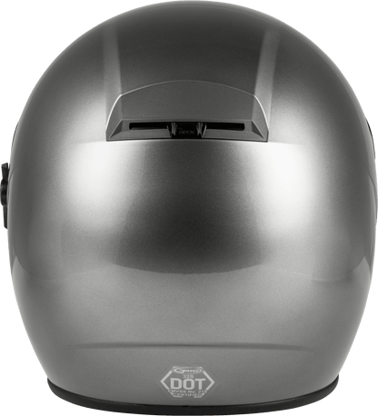 Gm 32 Open Face Helmet Titanium Lg