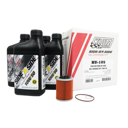 KLOTZ Side X Side Oil Change Kit 10w50 - Part Number KU-105