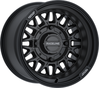 Raceline Omega 15x10 4/137 5+5 (0mm) Satin Black