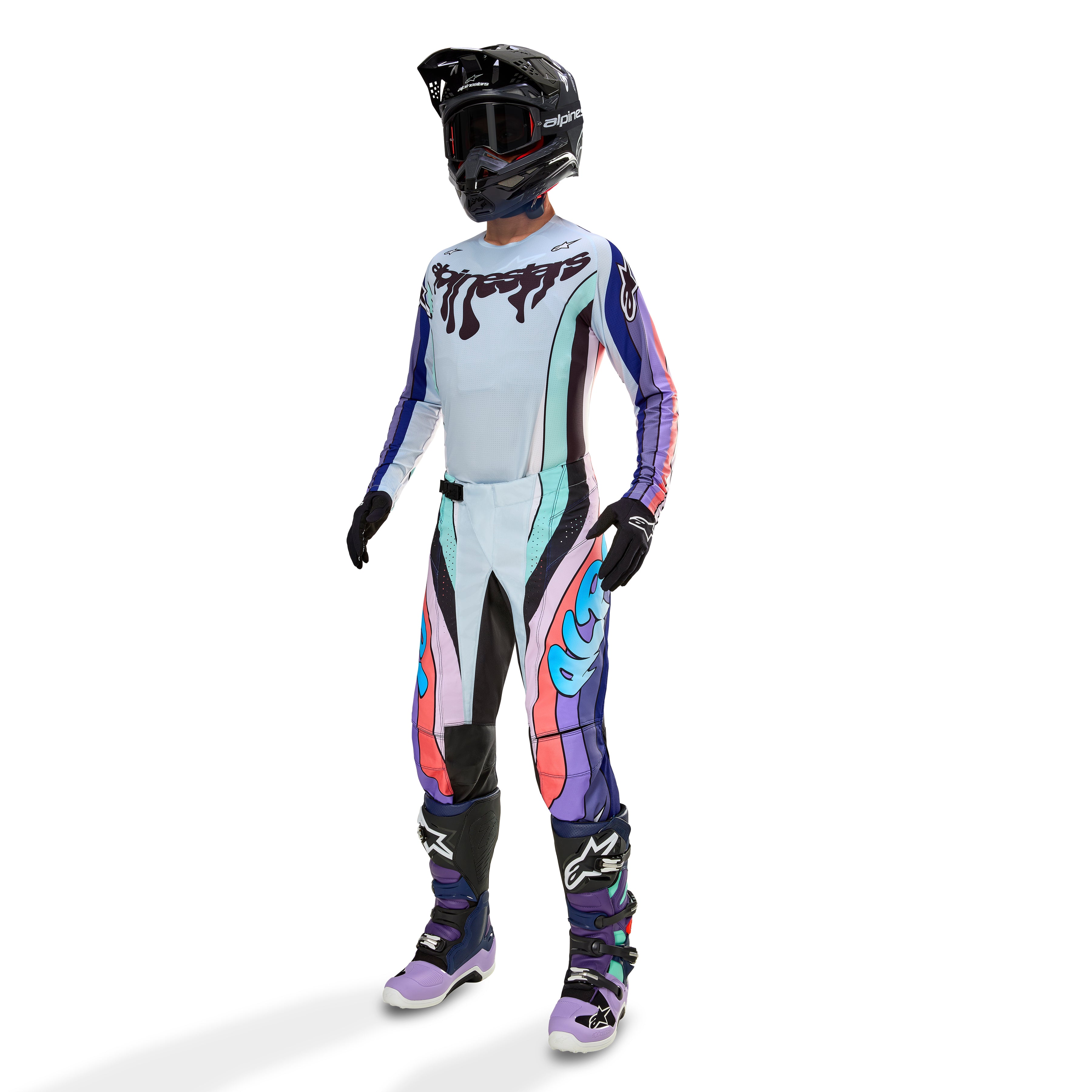 Techstar Le Imperial Jersey Double Purple/Blue/Black 2x
