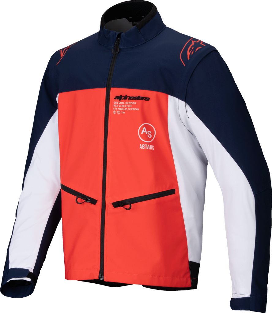 Lite Dura Softshell Jacket Navy/Hot Orange/White Xl