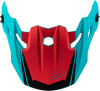 Mx 96 502 Visor W/Screws Matte Blue/Red