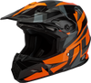 Mx 96 Splinter Helmet Black/Orange Xs