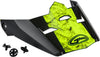 Visor W/Screws Dominant Mx 46 Matte Black/Hi Vis Md 2x