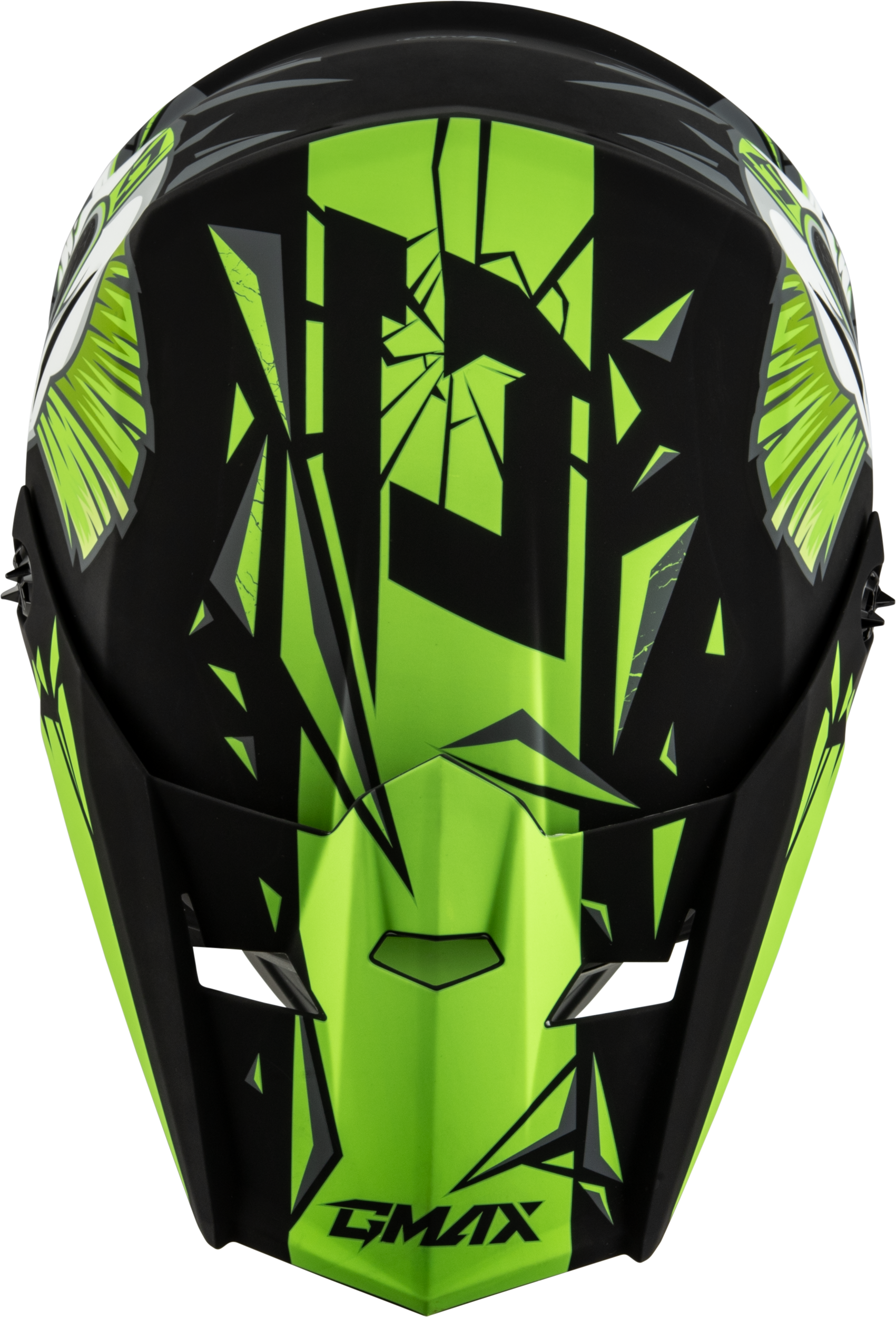 Youth Mx 46y Unstable Helmet Matte Black/Green Ys