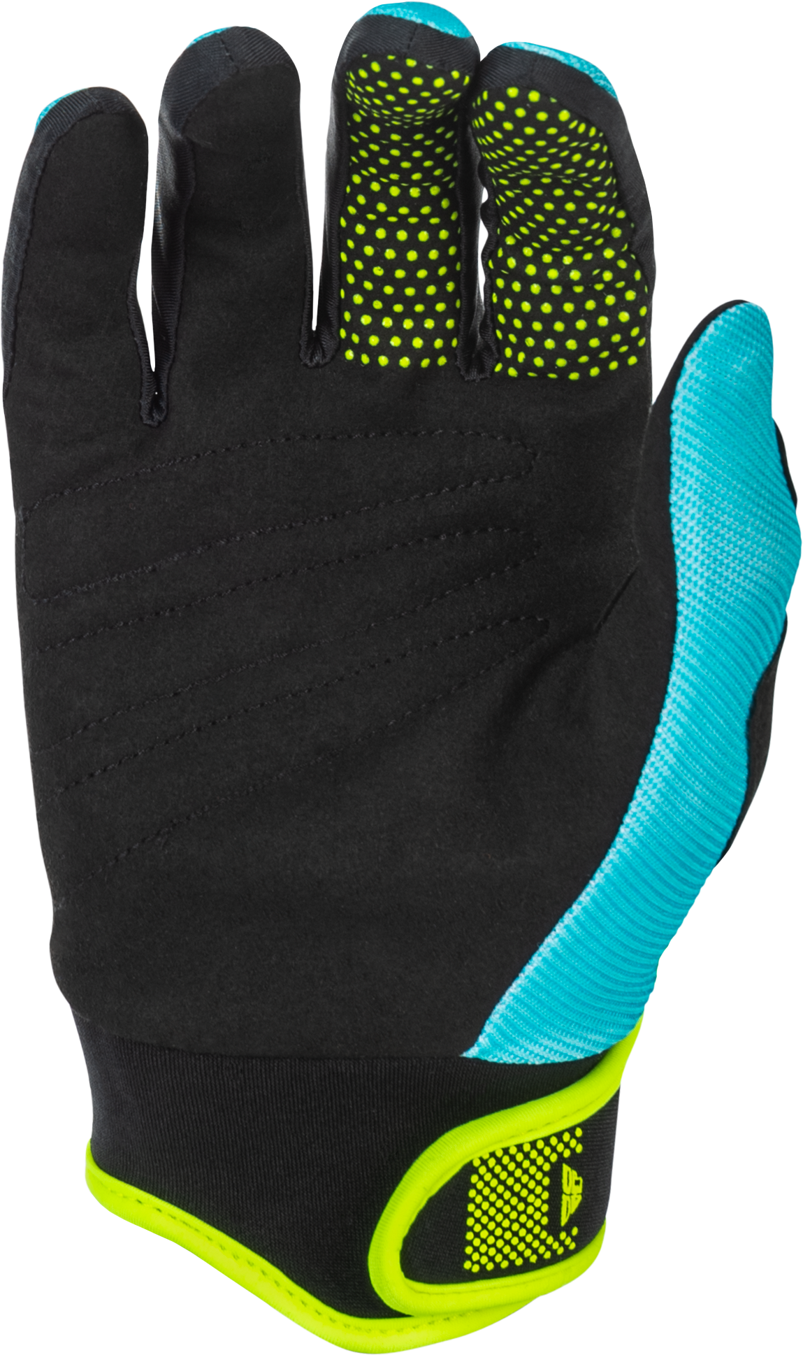Youth F 16 Gloves Aqua/Black/White Yxs