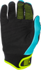 F 16 Gloves Aqua/Black/White Xs