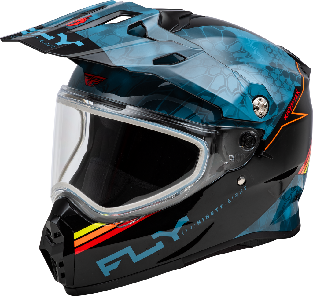 Trekker Cw Conceal Helmet Dual Shld Slate/Black/Red 2x
