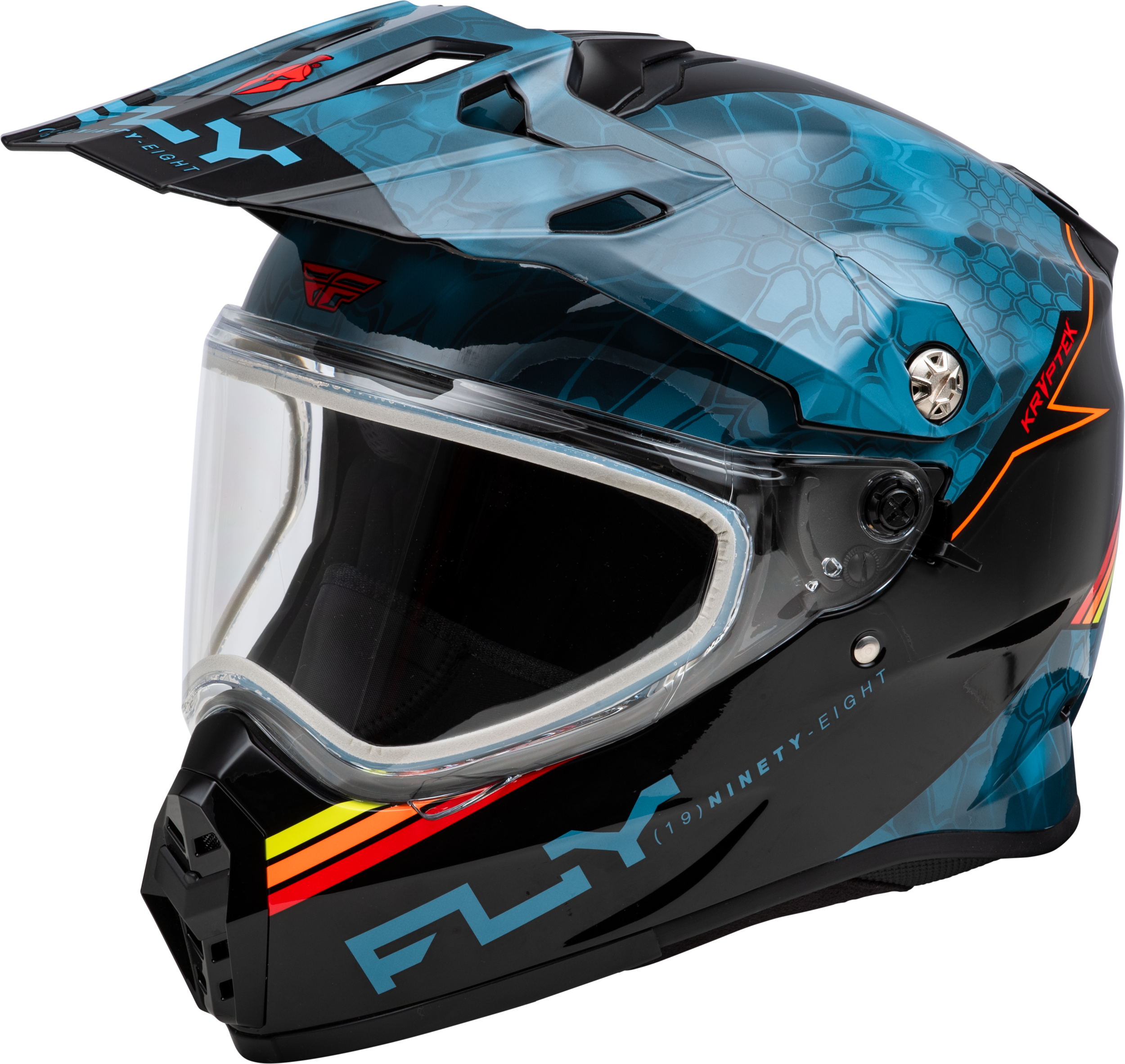 Trekker Cw Conceal Helmet Dual Shld Slate/Black/Red Lg
