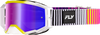 Zone Elite Goggle Pnk/Yel/Pur W/ Iridescent Red Mir/Smk Lens