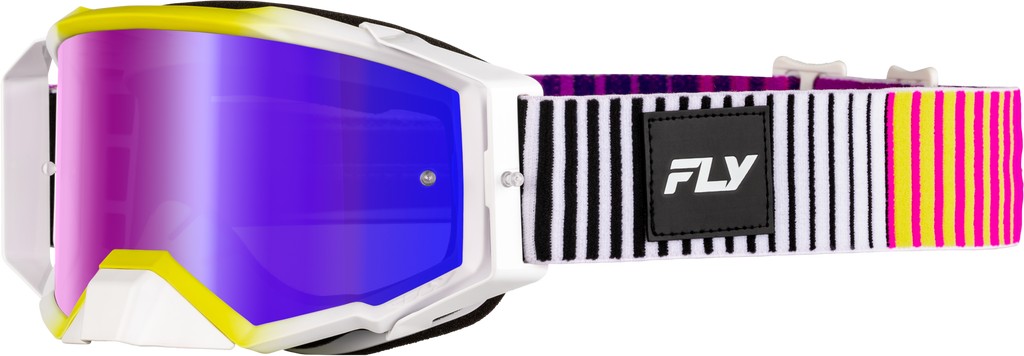 Zone Elite Goggle Pnk/Yel/Pur W/ Iridescent Red Mir/Smk Lens