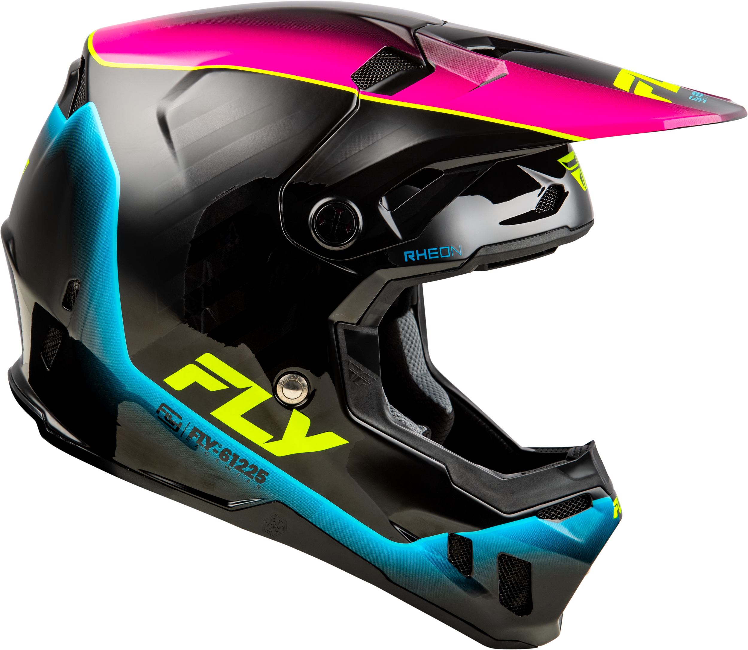 Formula Cc Underglow Helmet Black/Pink/Blue Sm