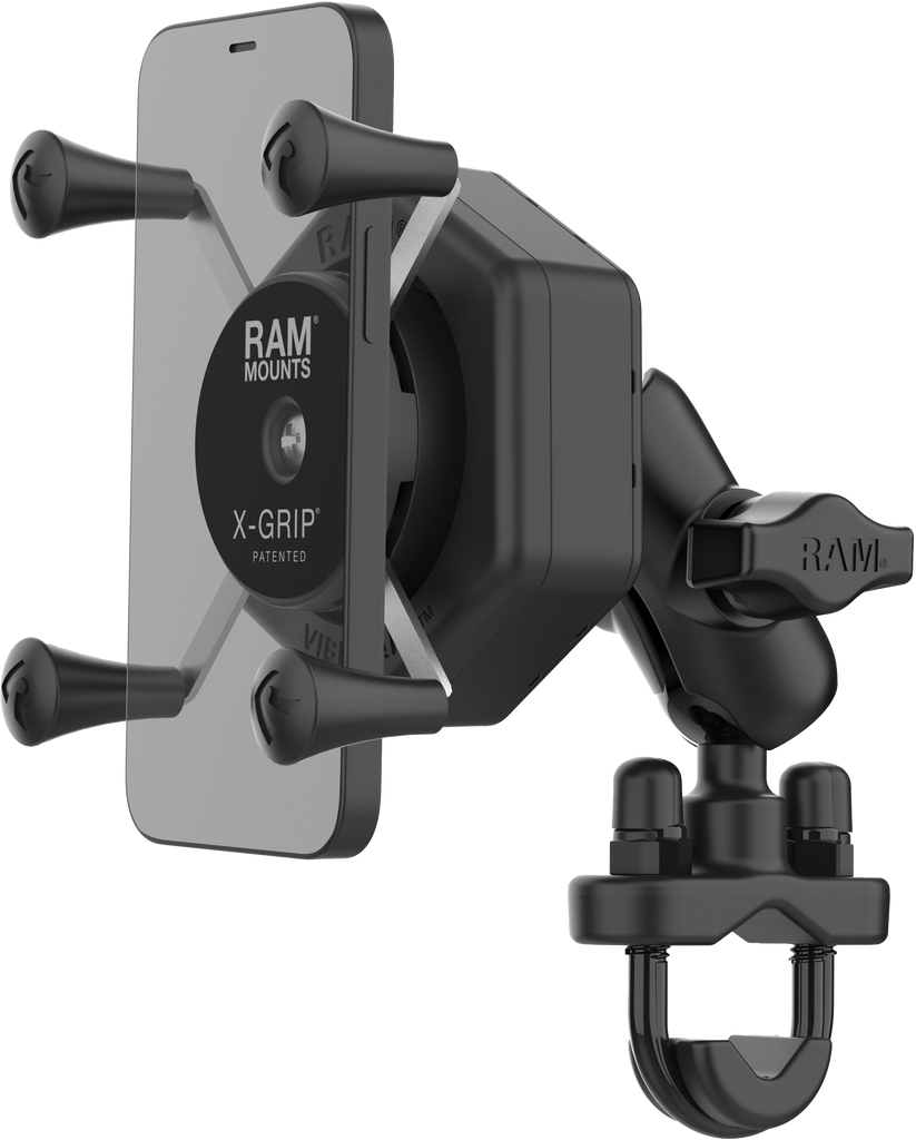 X Grip Vibe Safe Phone Mount With U Bolt Base Short