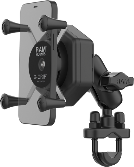 X Grip Vibe Safe Phone Mount With U Bolt Base Short