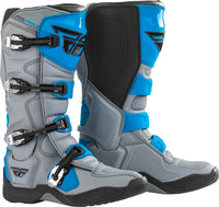 FLY RACING Fr5 Boots Grey/Blue Size 13 - Premium Motocross Footwear