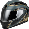 Ff 98 Aftershock Helmet Grey/Metallic Gold 3x