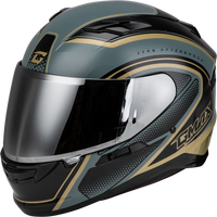 Ff 98 Aftershock Helmet Grey/Metallic Gold 3x